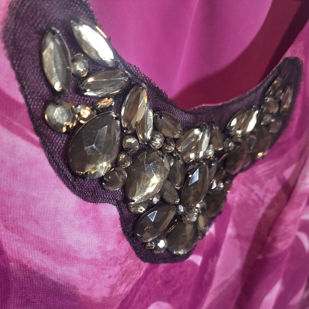 Simply Vera Vera Wang Pink With Embellished Scoop Neck - Picture 4 of 7